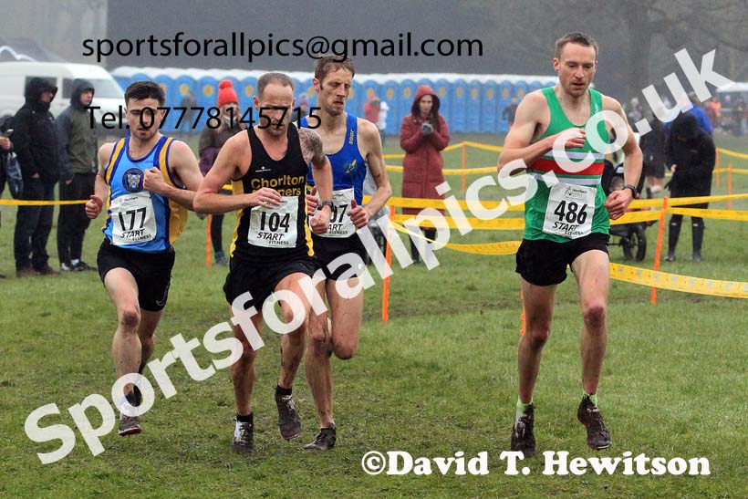 Senior Mens 2023 Northern Cross Country Champs., Witton Park, Blackburn. Photo: David T. Hewitson/Sports for All Pics